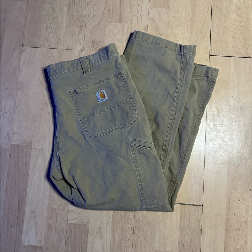Carhartt Men's Tan Work Pants (38x30)